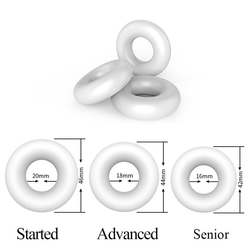 3PCS Silicone Multifunction Penis Ring